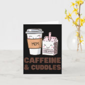 Girls Caffeine &amp; Cuddles Twinning Coffee Juice Kaart (Gele Bloem)