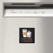 Girls Caffeine &amp; Cuddles Twinning Coffee Juice Magneet (Insitu (Vaatwasser))