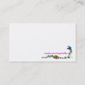 Girl's Calling Card Sjabloon Contactkaartje (Achterkant)