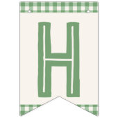 Girl's Camping Party Bunting Banner (Tweede vlag)