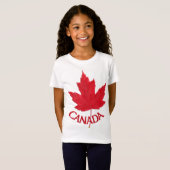 Girl's Canada Shirt Custom Canada Souvenir Shirt (Voorkant volledig)