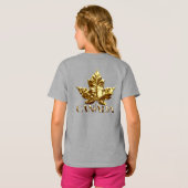 Girl's Canada Shirt Custom Team Canada Kind Jersey (Achterkant volledig)