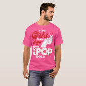 Girls Chase Boys I Chase Kpop Idols Kpop Merch 80s T-shirt (Voorkant volledig)