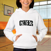 Girls Cheer Word Pom Cheerlead Silhouette
