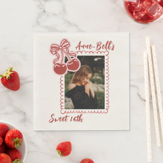 Girls Cherry Sweet 16th Birthday  Servet