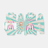 Girl's Circus Theme Birthday Party Custom Bedankdoosjes (Uitgevouwen)