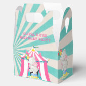Girl's Circus Theme Birthday Party Custom Bedankdoosjes (Geopend)