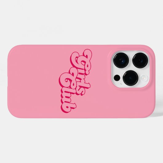 Girls Club Case-Mate iPhone Case (Achterkant (horizontaal))