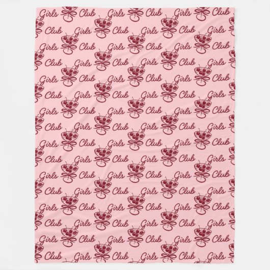 Girls Club Fleece Deken (Voorkant)