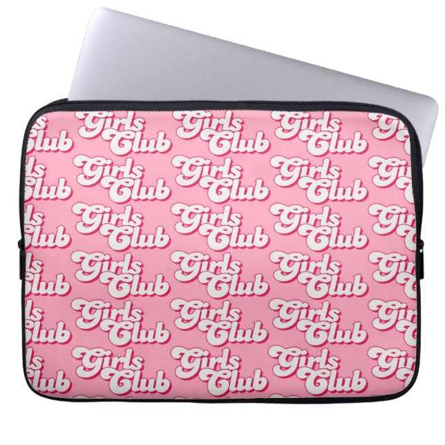 Girls Club Laptop Sleeve (Voorkant)