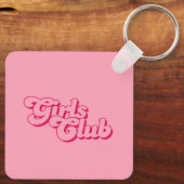 Girls Club Sleutelhanger (Achterkant)