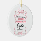 Girls College Ornament, University student Keramisch Ornament (Rechts)