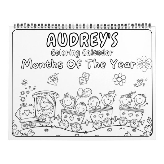 Girls Coloring Calendar Kalender (Hoes)