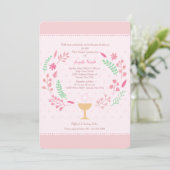 Girl's Communion Invitation Kaart (Staand voorkant)