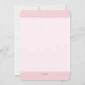 Girl's Communion Invitation Kaart (Achterkant)