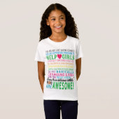 Girls Cookie Seller T-shirt voor couts (Voorkant volledig)
