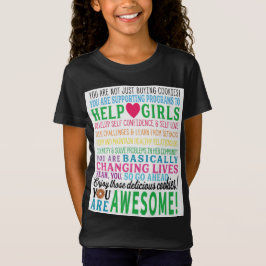 Girls Cookie Seller T-shirt voor couts