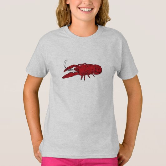 Girl's Crawfish T-shirt (Voorkant)
