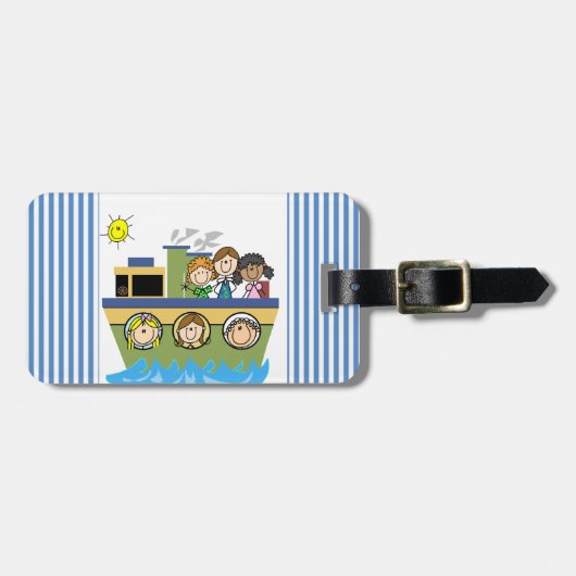 Girls Cruise Bagagelabel (Voorkant horizontaal)