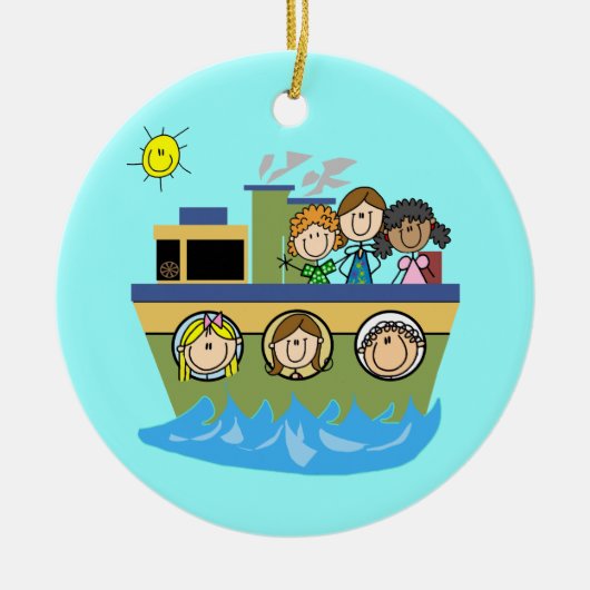 Girls Cruise Keramisch Ornament (Voorkant)