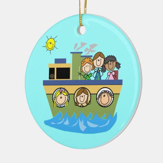 Girls Cruise Keramisch Ornament (Links)