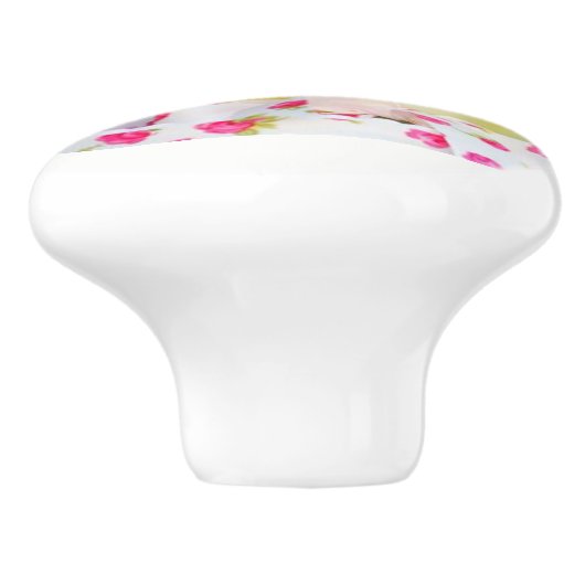 Girls Cup Cake Keramische Knop (Zijkant)