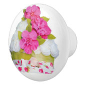 Girls Cup Cake Keramische Knop (Rechts)