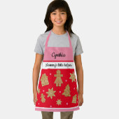 Girl's Custom Gingerbread All-Over Print Schort (Insitu)