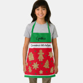 Girl's Custom Gingerbread All-Over Print Schort (Insitu)