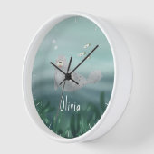 Girls Cute Blue onder het Zee Ocean Seal Kinder (Hoek)