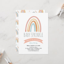 Girls Cute Boho Rainbow Baby Sprinkle