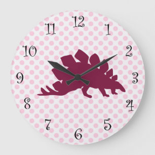 Girls Cute Dinosaur Clocks Grote Klok