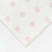 Girls Cute Elegant Waterverf Flowers & Name Kinder Fleece Deken (Hoek)