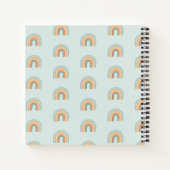 Girls Cute en Whimsical Boho Rainbow Kinderen Notitieboek (Achterkant)