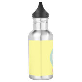 Girls Cute Llama Persoonlijke naam Kinder Waterfles (Links)