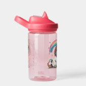 Girls Cute Magical Paars Unicorn en Rainbow Waterfles (Rechts)