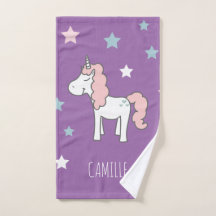 Girls Cute Magical Purple Unicorn 