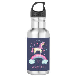 Girls Cute Magical Rainbow Unicorn Waterfles