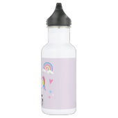 Girls Cute Magical Unicorn, Rainbow & Stars Kinder Waterfles (Rechts)