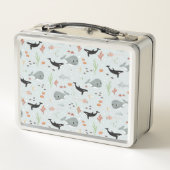 Girls Cute Ocean Zee Whale Kinder School (Achterkant)