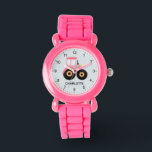 Girls Cute Pink Boerderij Tractor Kinder Horloge<br><div class="desc">Dit schattige en moderne kinder horloge is voorzien van een roze boerderij tractor en kan gepersonaliseerd worden met je meisjesnaam. Met duidelijke,  gemakkelijk leesbare getallen is dit 'eerste' horloge geweldig voor kinderen of peuters die pas beginnen met het leren van de tijd. Het perfecte landbouwmodel voor je kleine!</div>