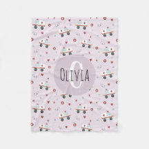 Girls Cute Pink Paramedic Ambulance Pattern Kinder