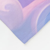 Girls Cute Pink Unicorn en Name Sherpa Blanket Fleece Deken (Hoek)