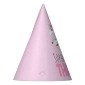 Girls Cute Pink Unicorn Kids Birthday Feesthoedjes (Links)