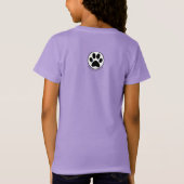 Girls' Cute Puppy T-Shirt (Achterkant)