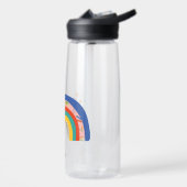 Girls Cute Rainbow Terug naar schooldagboek Waterfles (Links)