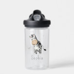 Girls Cute Safari Zebra Kinder School Waterfles<br><div class="desc">Deze leuke kinderen flesje bevat een safari zebra illustratie en een plek waar je je meisjesnaam kunt toevoegen in een leuk,  minimalistisch lettertype. Het perfecte geschenk voor elk dierenvriend,  perfect voor school of voorschool!</div>