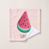 Girls Cute Tropical Summer Fruit Pattern Kinderen Bad Handdoek (Wasdoekje)