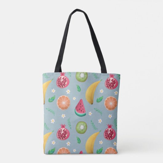 Girls Cute Tropical Summer Fruit Pattern Kinderen Tote Bag (Achterkant)