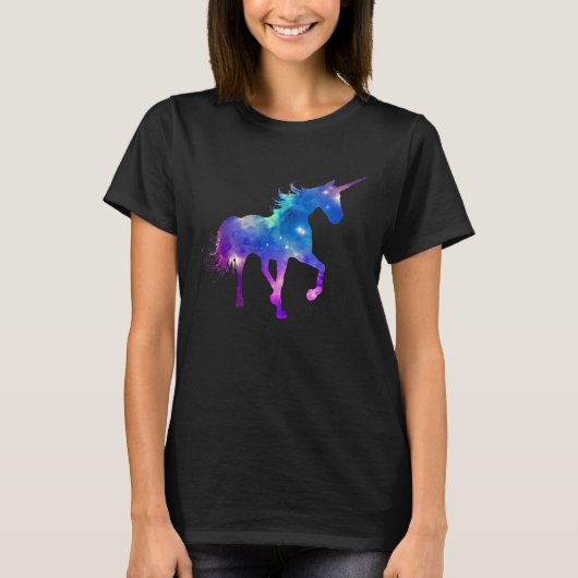 Girls cute unicorn ladies t-shirt (Voorkant)